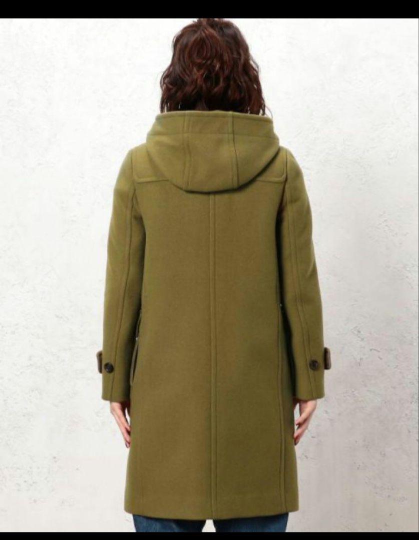 【美品】グリーンレーベルリラクシング ウールダッフルコート オリーブ Lサイズ
