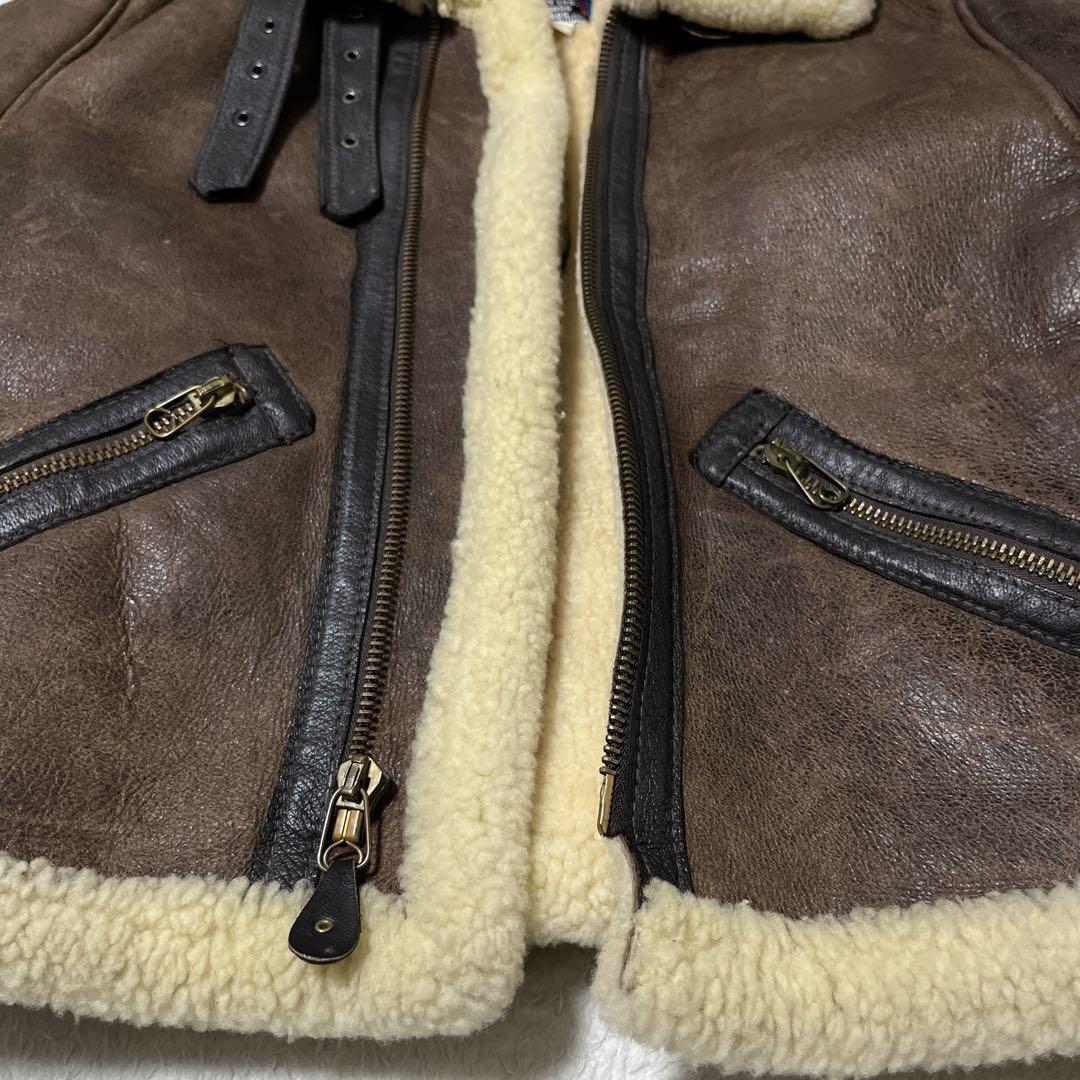 USA製Schott⭐︎40リアルムートンジャケット ショット B-9 羊革