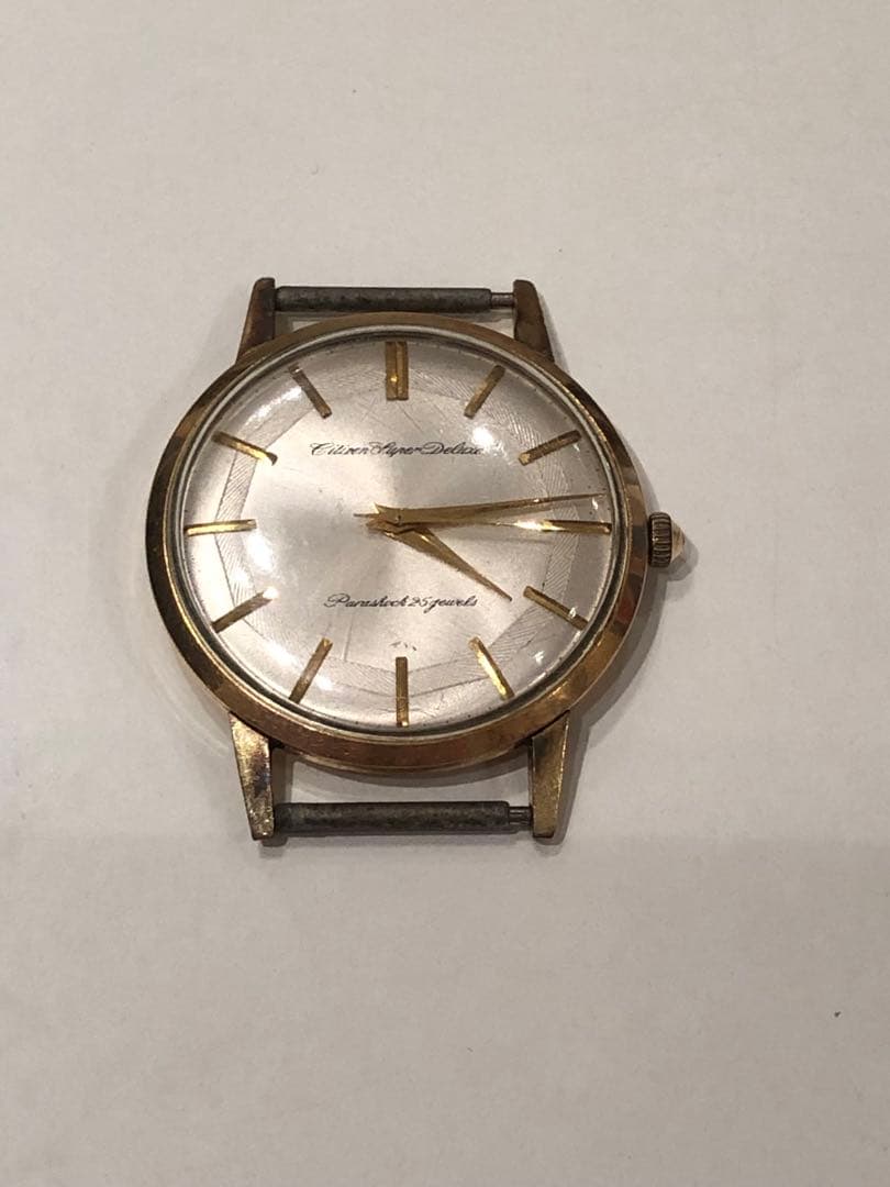 シチズンCITIZENスーパーデラックス　手巻 【K14張80ミクロン】