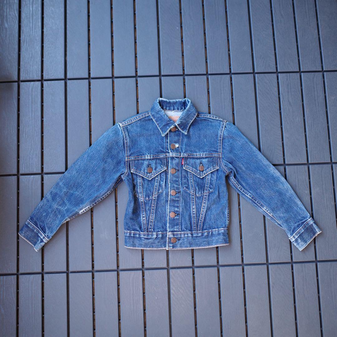 vintage激レア 60's LEVIS 70505 BIGE キッズデニムジャケット