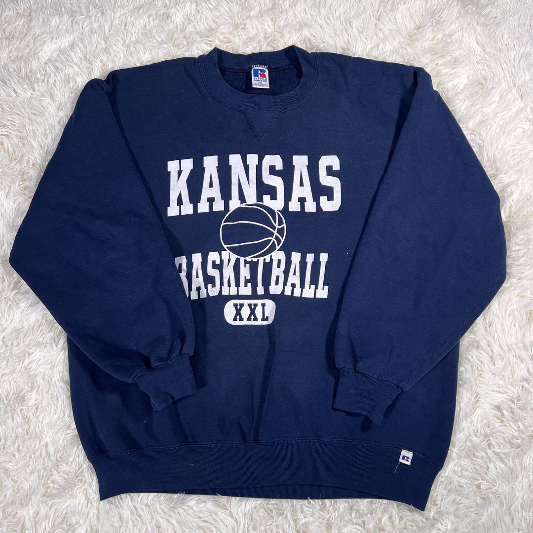 【USA製】RUSSLL ATHLETIC スウェット ネイビー 裏起毛