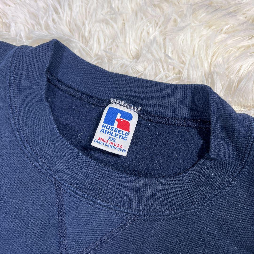 【USA製】RUSSLL ATHLETIC スウェット ネイビー 裏起毛