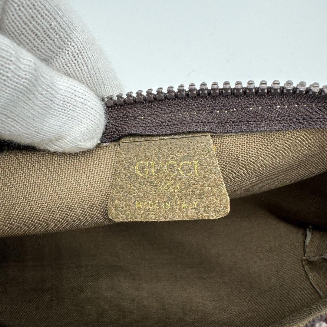 極美品☆GUCCI　グッチ　オールドグッチ　グッチプラス　クラッチバッグ
