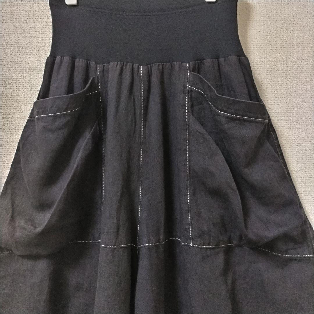 CRESCENT DUO　麻✕綿のガウチョパンツ