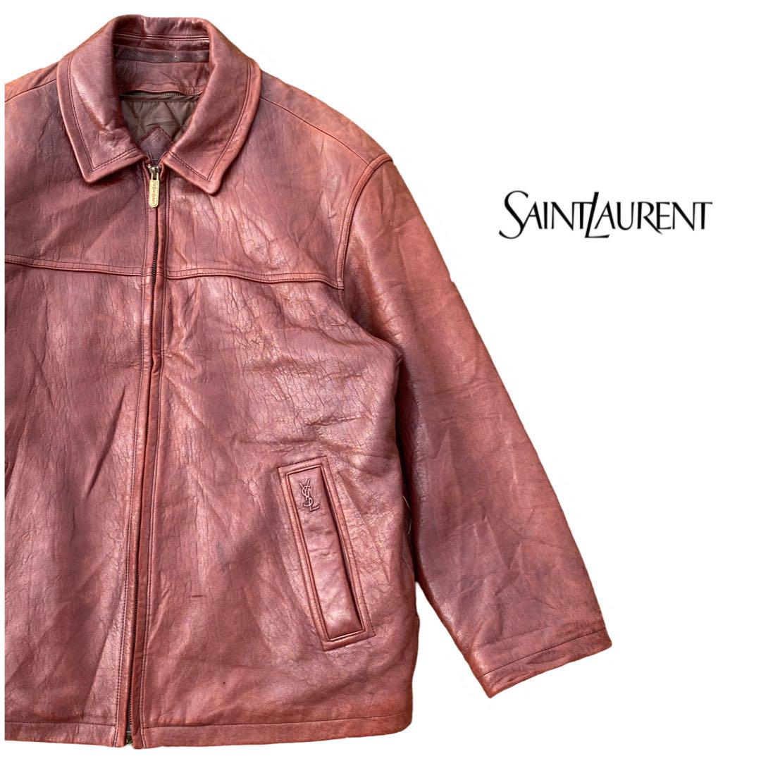 YSL希少イブサンローランレザージャケット