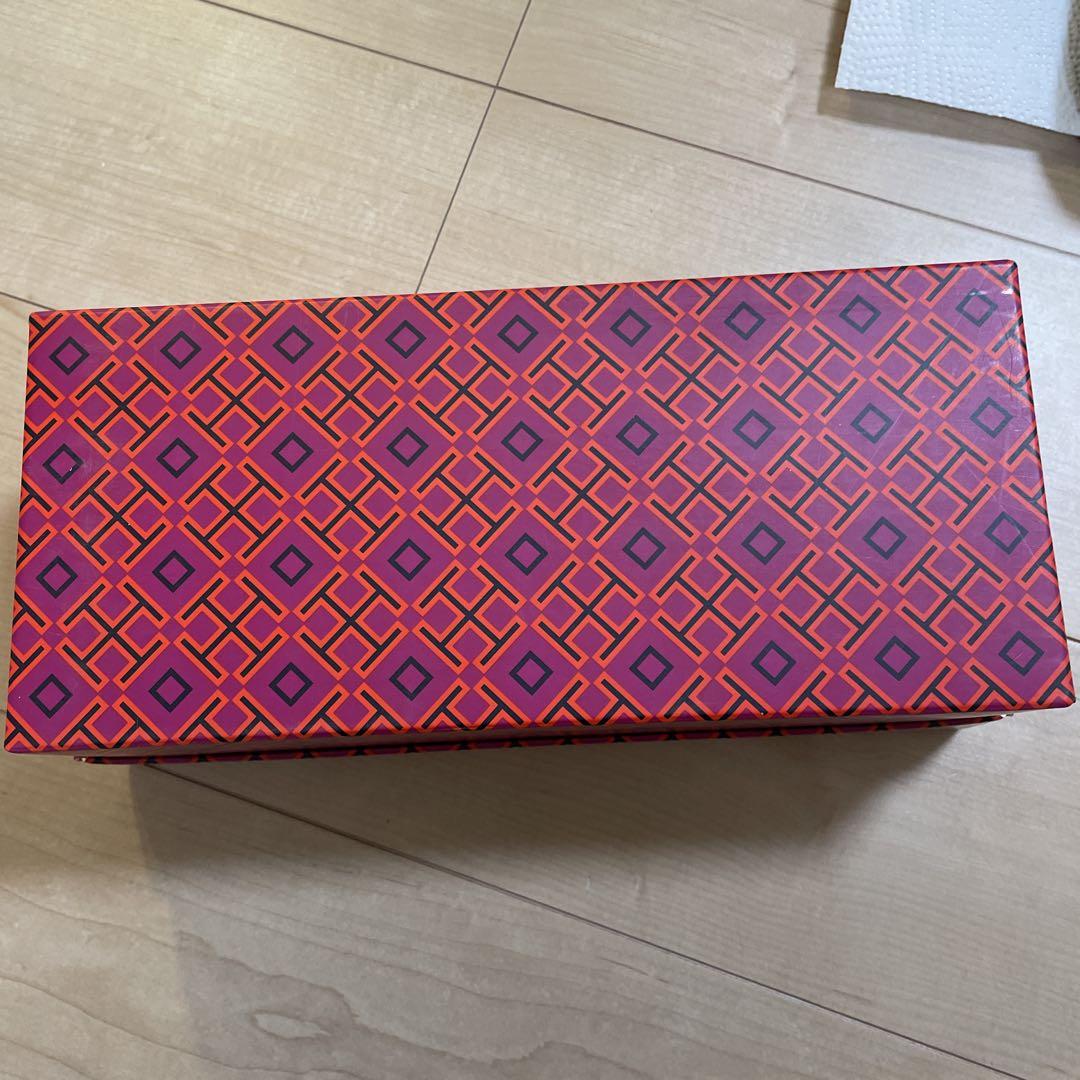 【靴裏以外美品】Tory Burch ブラック フラットシューズ