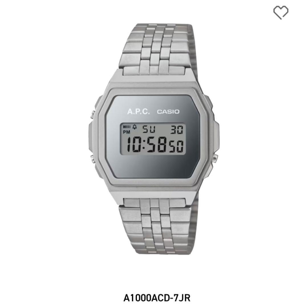 CASIO A.P.C. シルバー A1000ACD-7JR