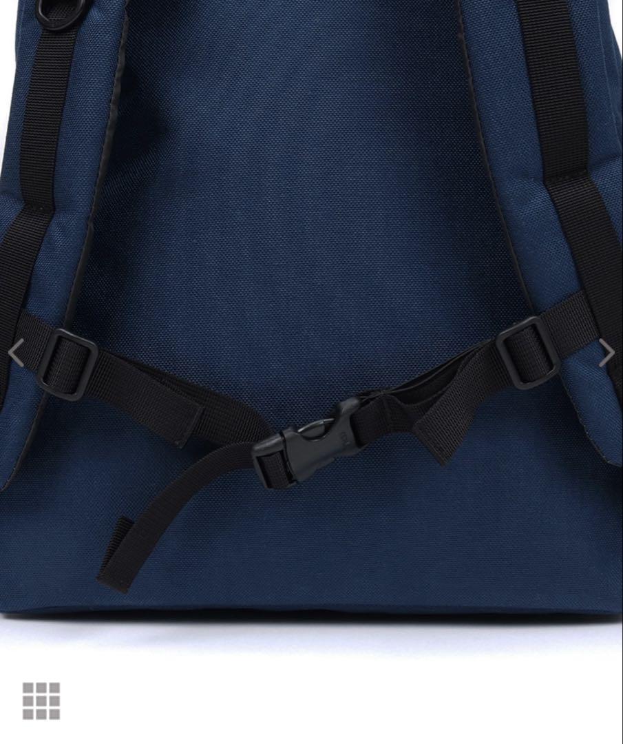 フーデッドデイパックスウェットナイロン H-Gray/Basic Navy