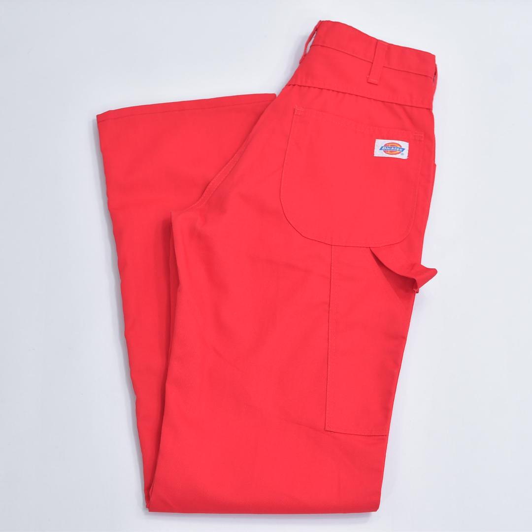 80s Dickies ディッキーズ ペインターパンツ ワークパンツ レッド