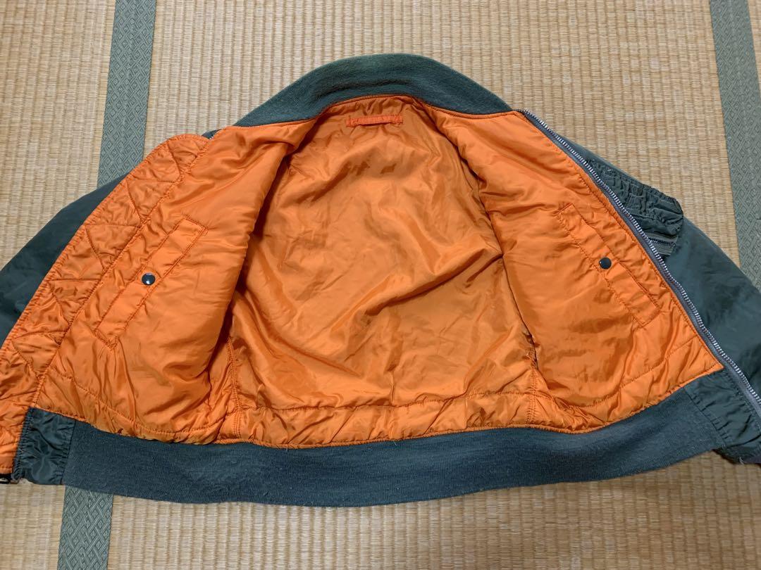 90s USA製ALPHA アルファMA-1 82790E / XS