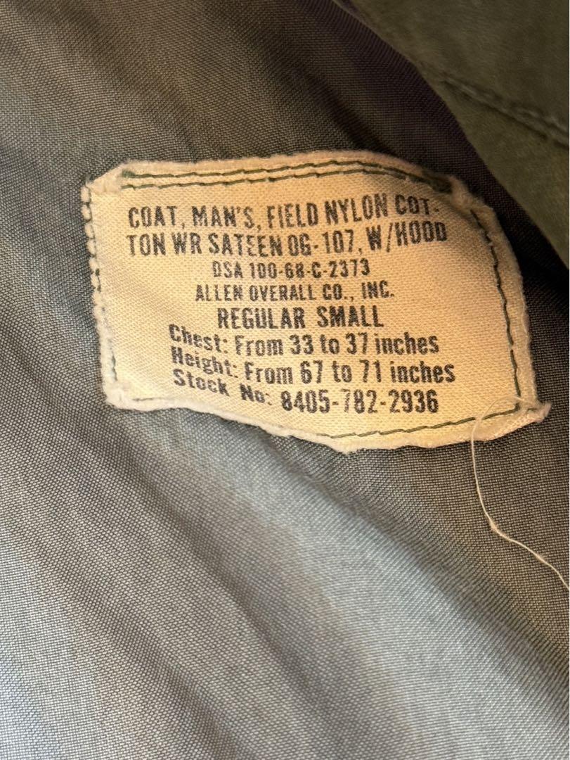 レア 60s VINTAGE 米軍実物 M-65 フィールドジャケット 裏グレー