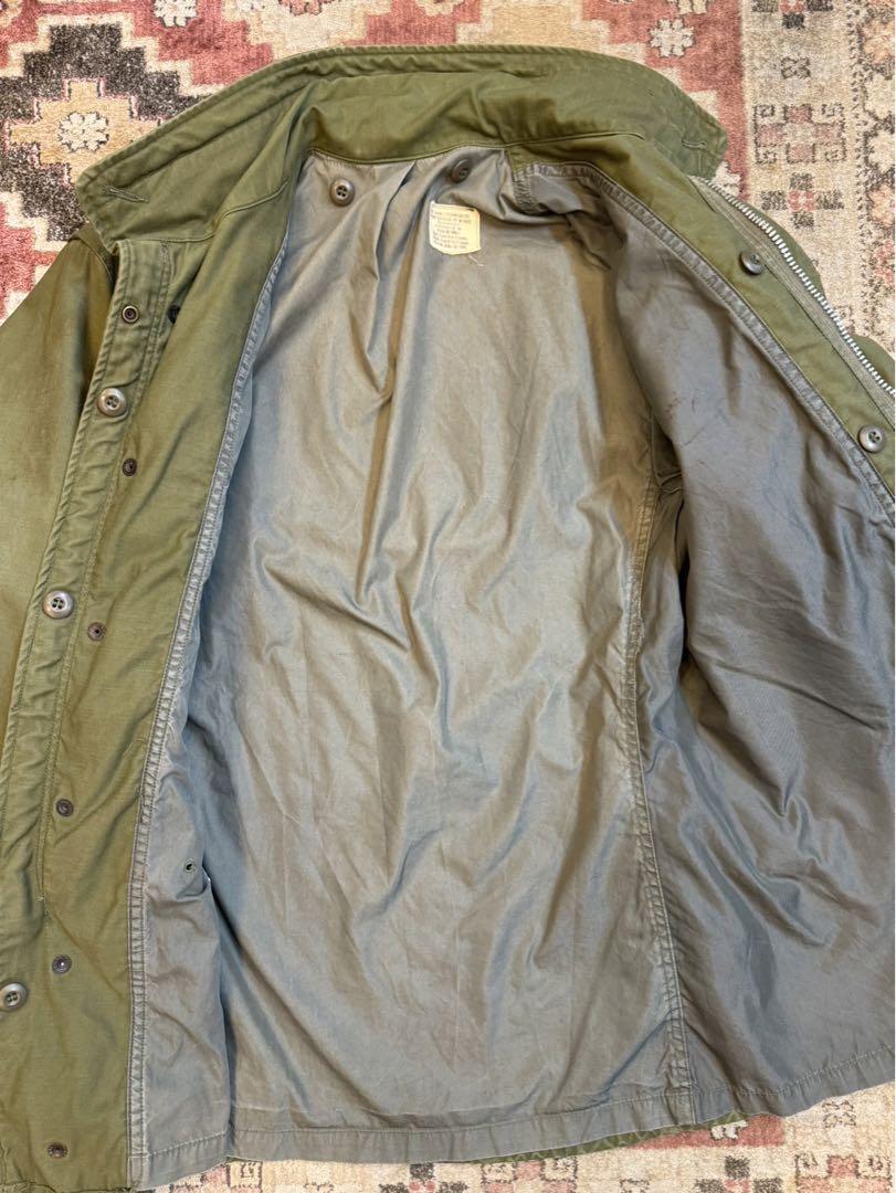 レア 60s VINTAGE 米軍実物 M-65 フィールドジャケット 裏グレー