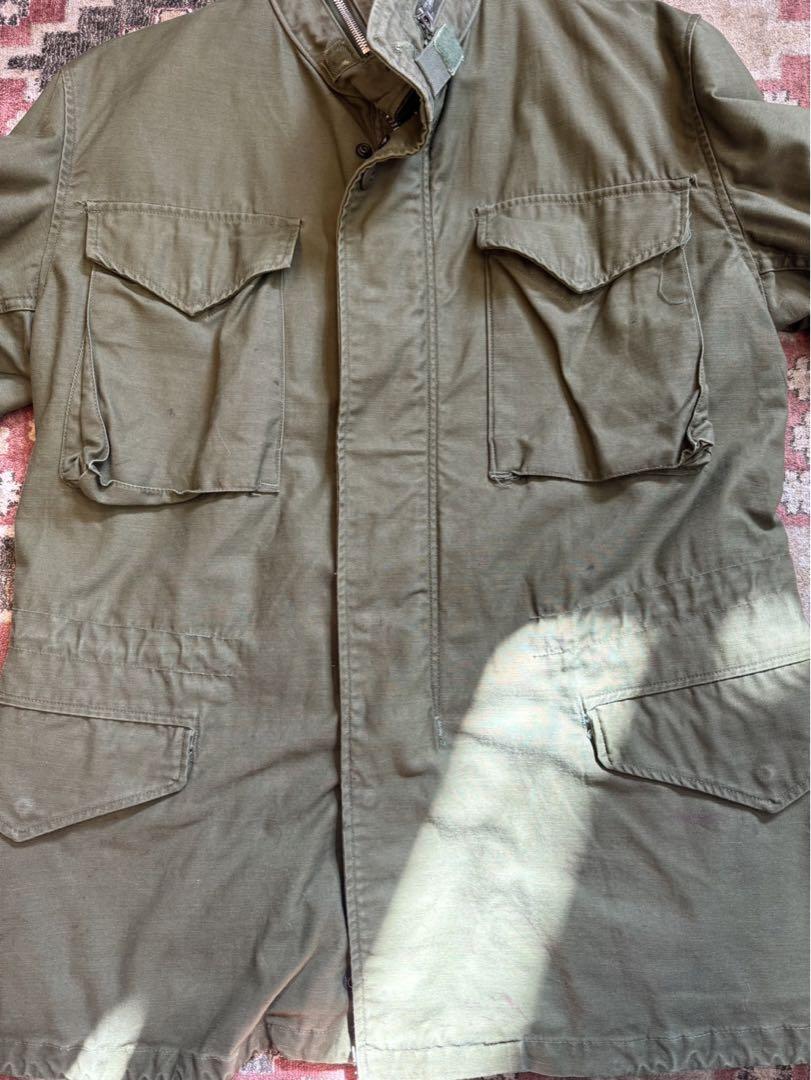 レア 60s VINTAGE 米軍実物 M-65 フィールドジャケット 裏グレー