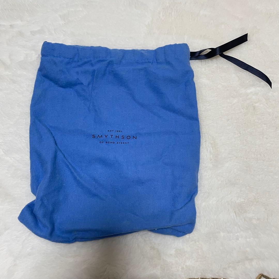 SMYTHSON スマイソン　チェーンショルダーバッグ　ポシェット　レザー