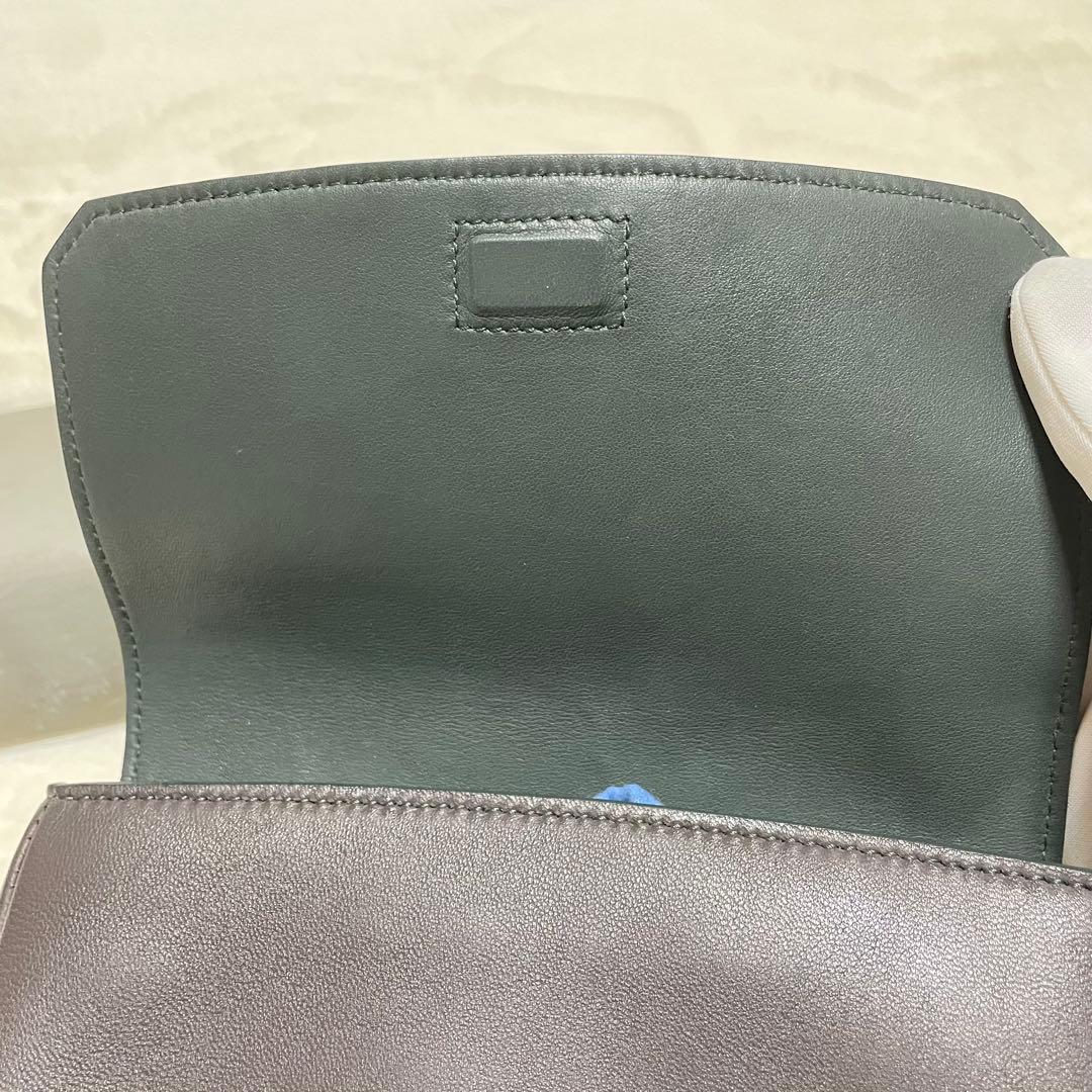 SMYTHSON スマイソン　チェーンショルダーバッグ　ポシェット　レザー