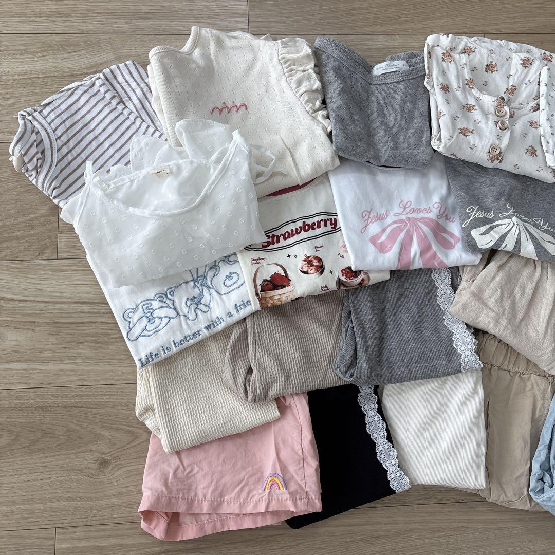 【500円引きクーポン】 美品22点】韓国子供服 まとめ売り 90 100 その他