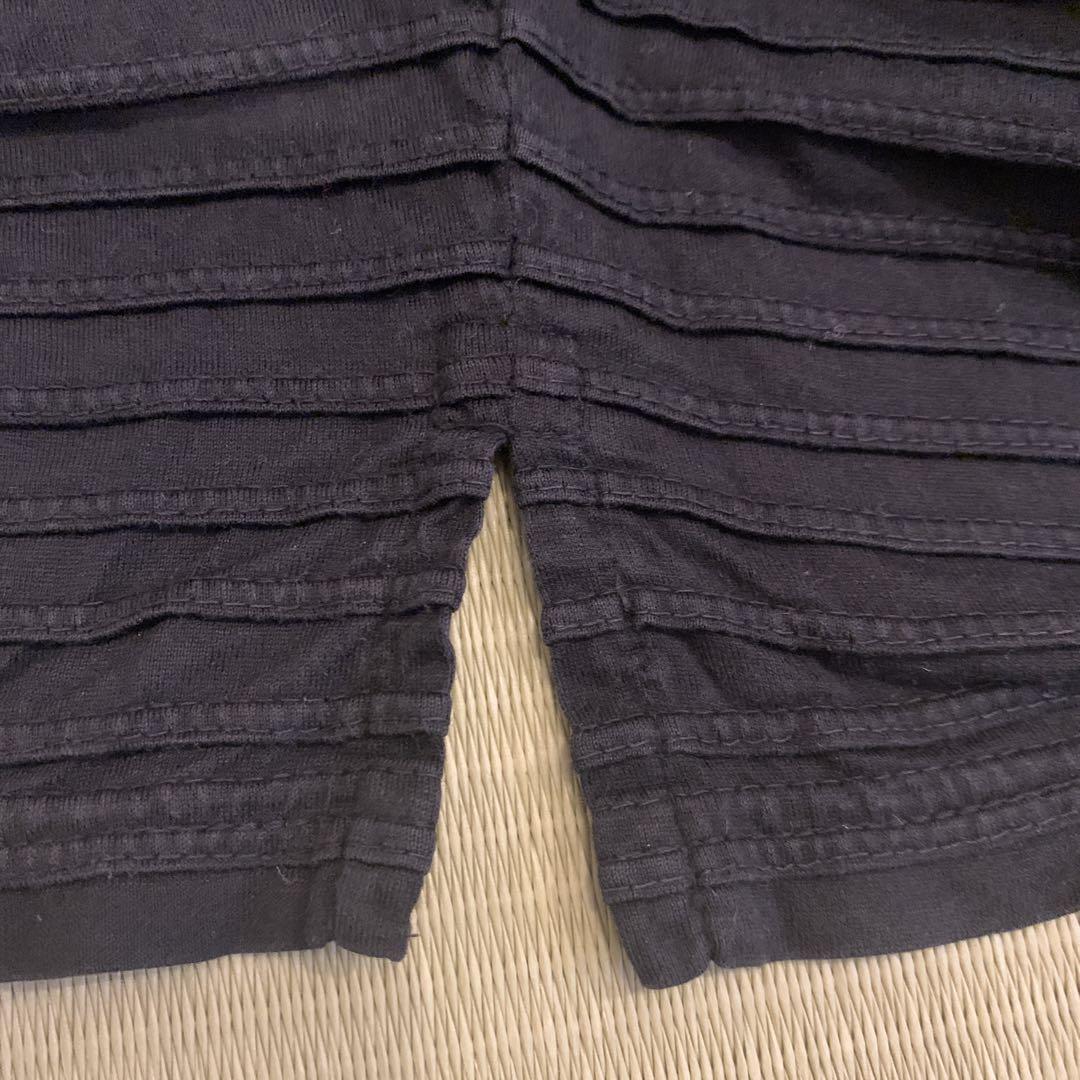 ヤッコマリカルドの総タックＴシャツ ヤッコマリカルド 総ピンタック コットン 半袖 カットソー T