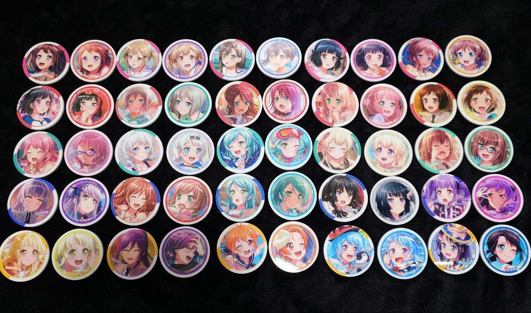 バンドリ　リバーシブルマグネット　50種コンプリートセット