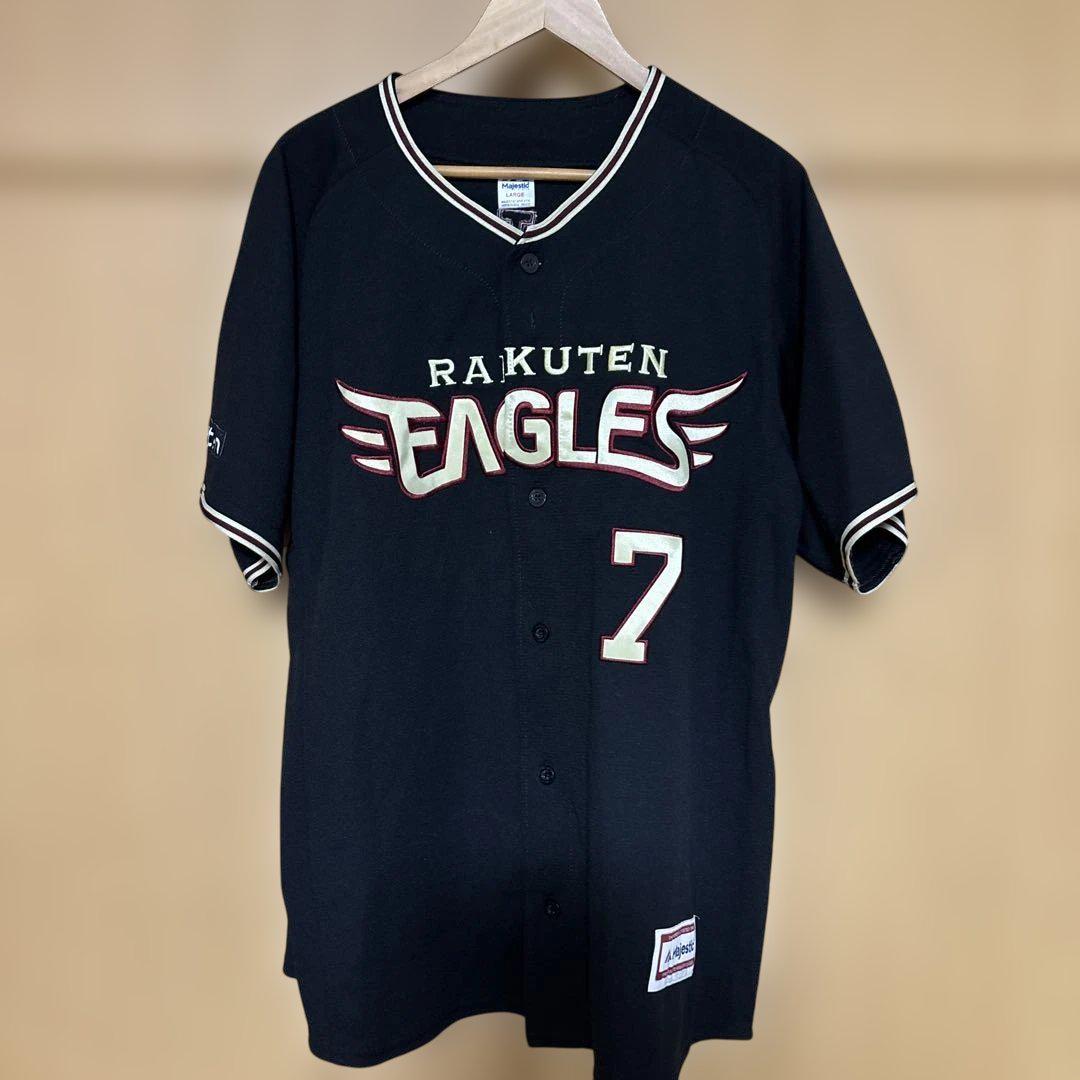 最終価格です。松井稼頭央　ユニフォーム　Lサイズ 楽天イーグルス 背番号7番 松井稼頭央選手ユニフォーム L - メルカリ