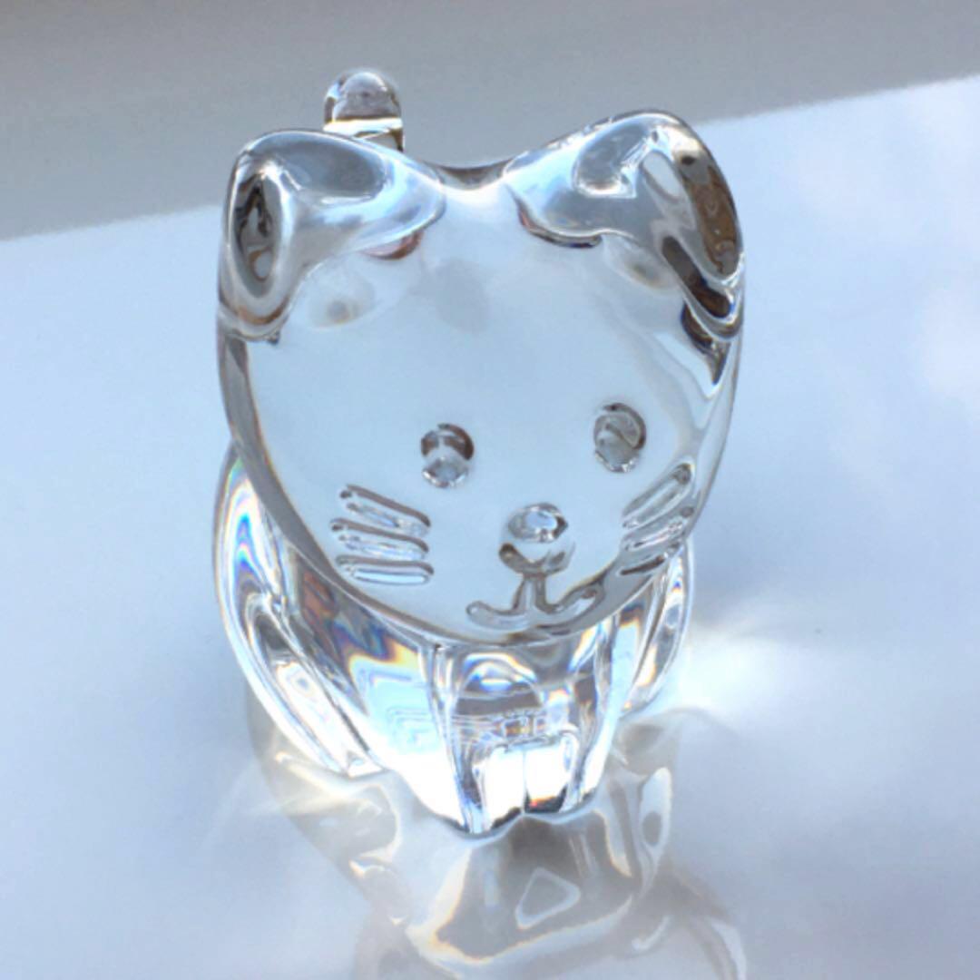 新品】バカラ ミニマルズキャット 猫 ネコ ねこ置物 オブジェ