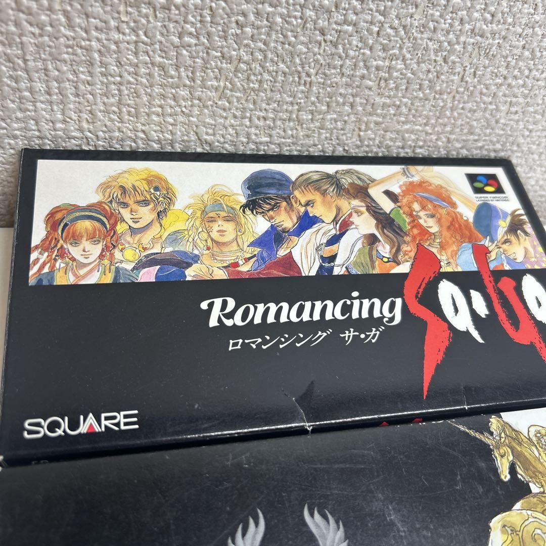ロマンシングサガ 1.2.3 箱説付き RPG　スーパーファミコン