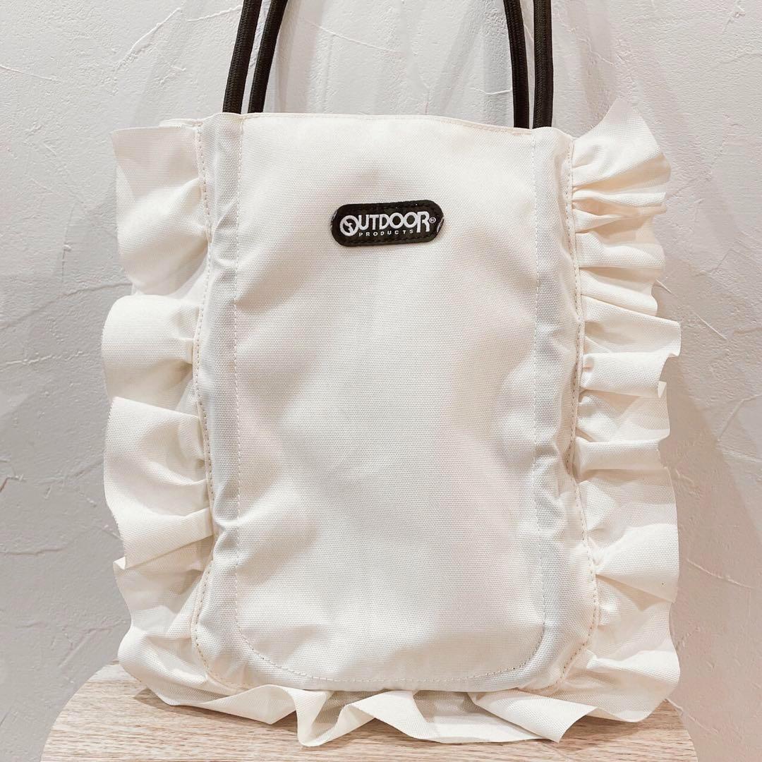 【即完売品】 OUTDOOR PRODUCTS フリルトートバッグ