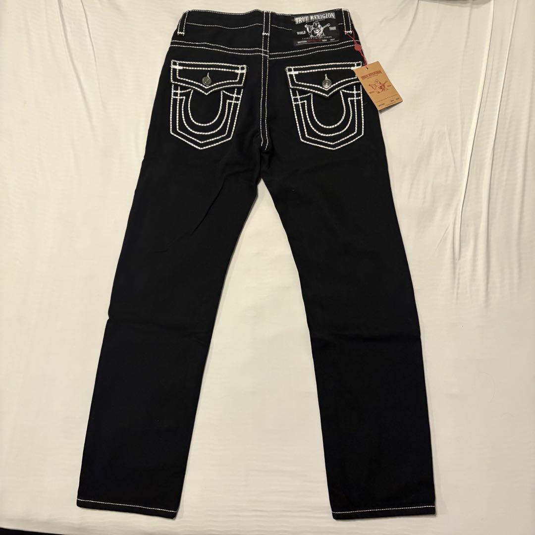 TRUE RELIGION ブーツカットブラックデニムY2K太ステッチ　USA TRUE RELIGION ブーツカット ジーンズ | RE・DO