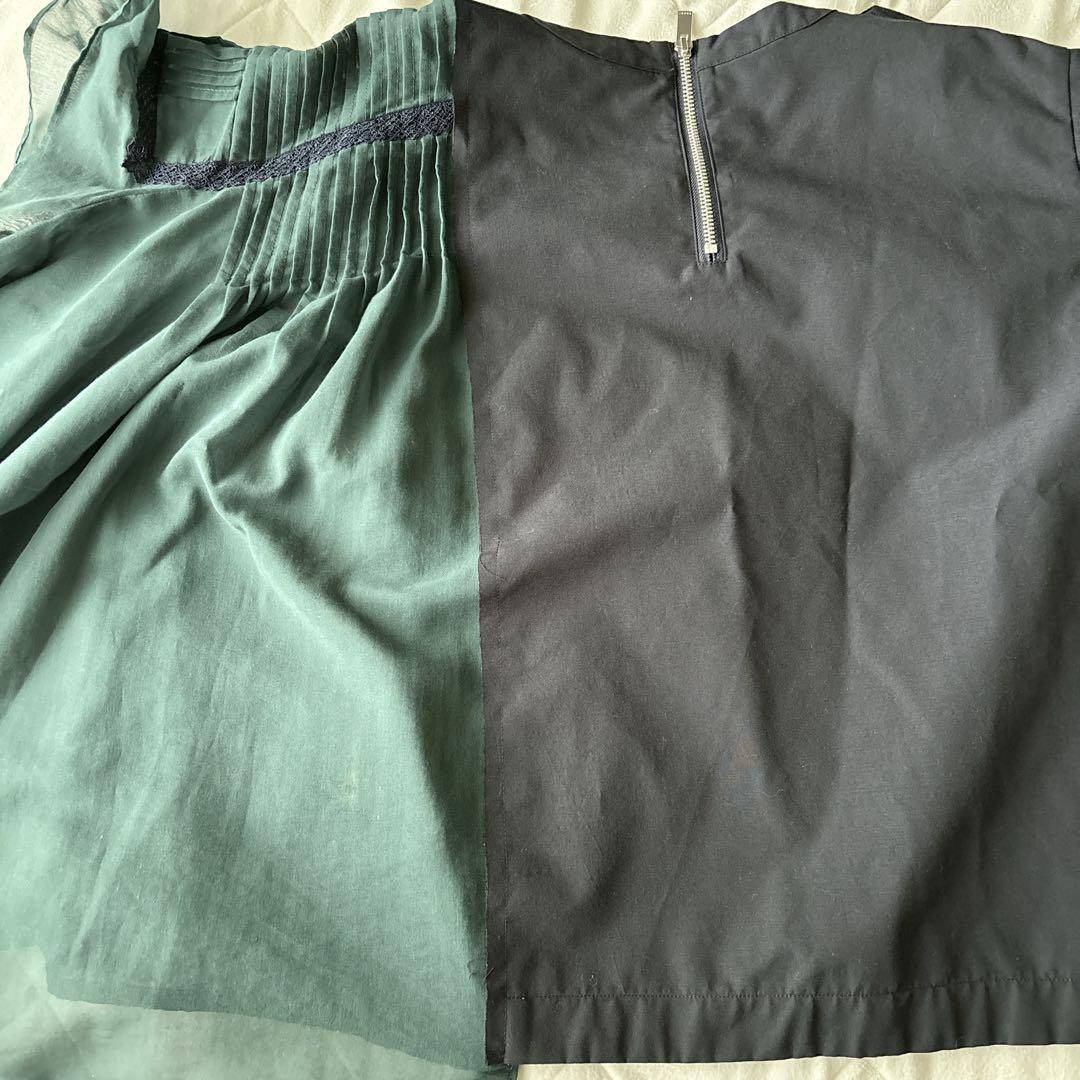 sacai / サカイ　ドッキングTシャツ　ネイビー
