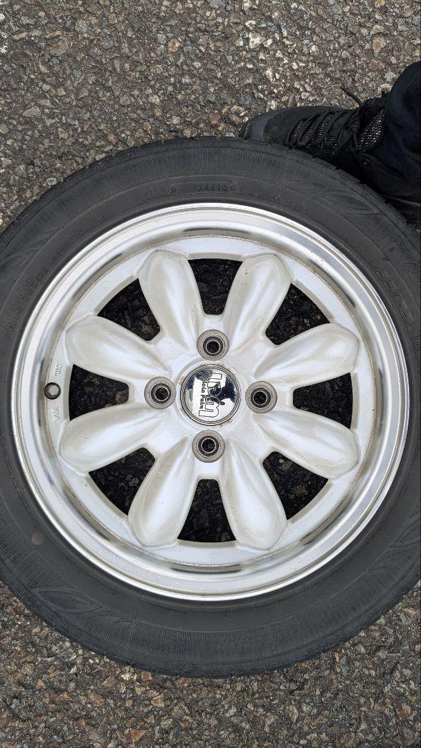ララパーム 155/65r1 4本セット ラパン タイヤ ホイール
