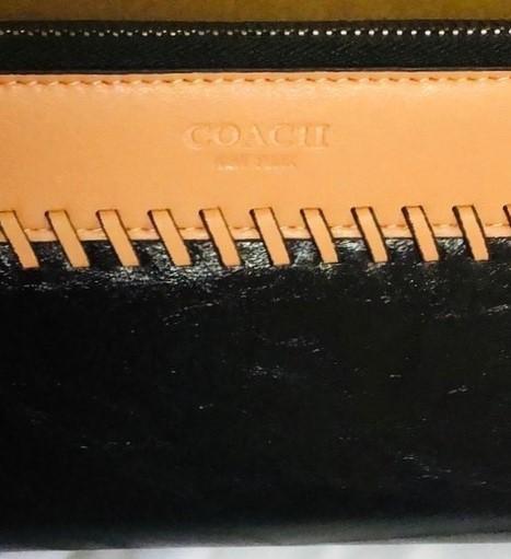 人気SALE得価 COACH コーチ 新品 ブラック メンズ レディース 長財布 黒 財布 041 ip32C-m43646194893 最新作通販