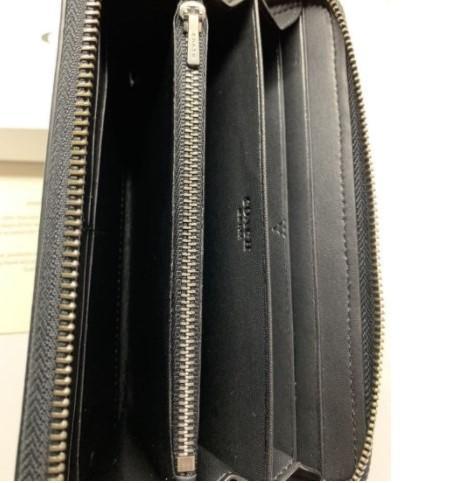 人気SALE得価 COACH コーチ 新品 ブラック メンズ レディース 長財布 黒 財布 041 ip32C-m43646194893 最新作通販