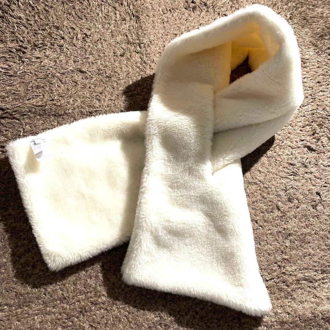 未使用級 近年モデル✨MAX MARA シルク アルパカ フルテディスカーフ 白小物