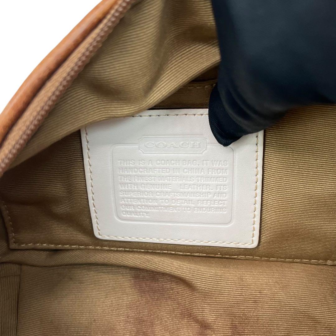 美品✨COACH コーチ パッチワーク ハンドバッグ アクセサリー