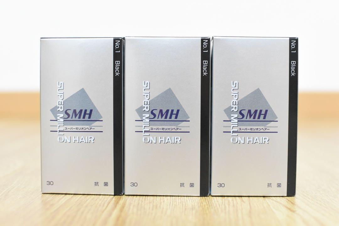 公式】 スーパーミリオンヘアー ブラック 30g 3本セット その他