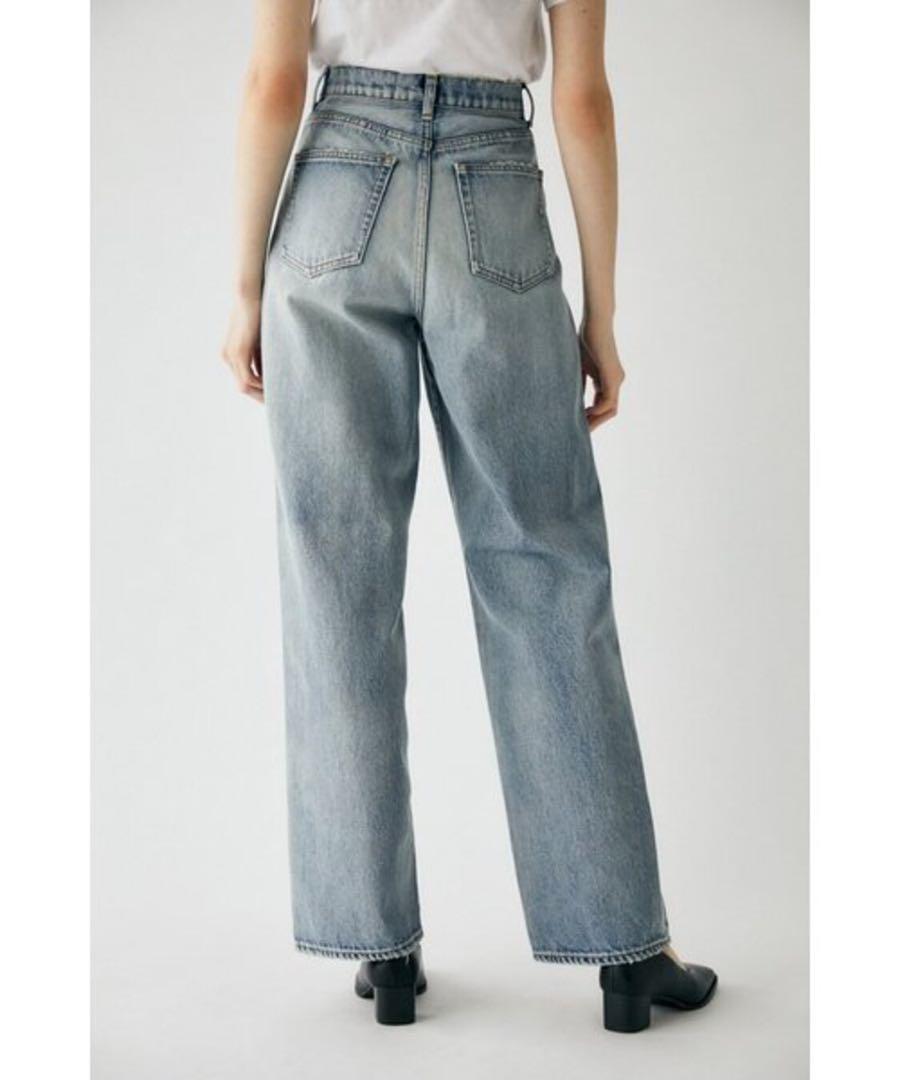 ほぼ新品　MOUSSY HW DAMAGE LOOSE STRAIGHT
