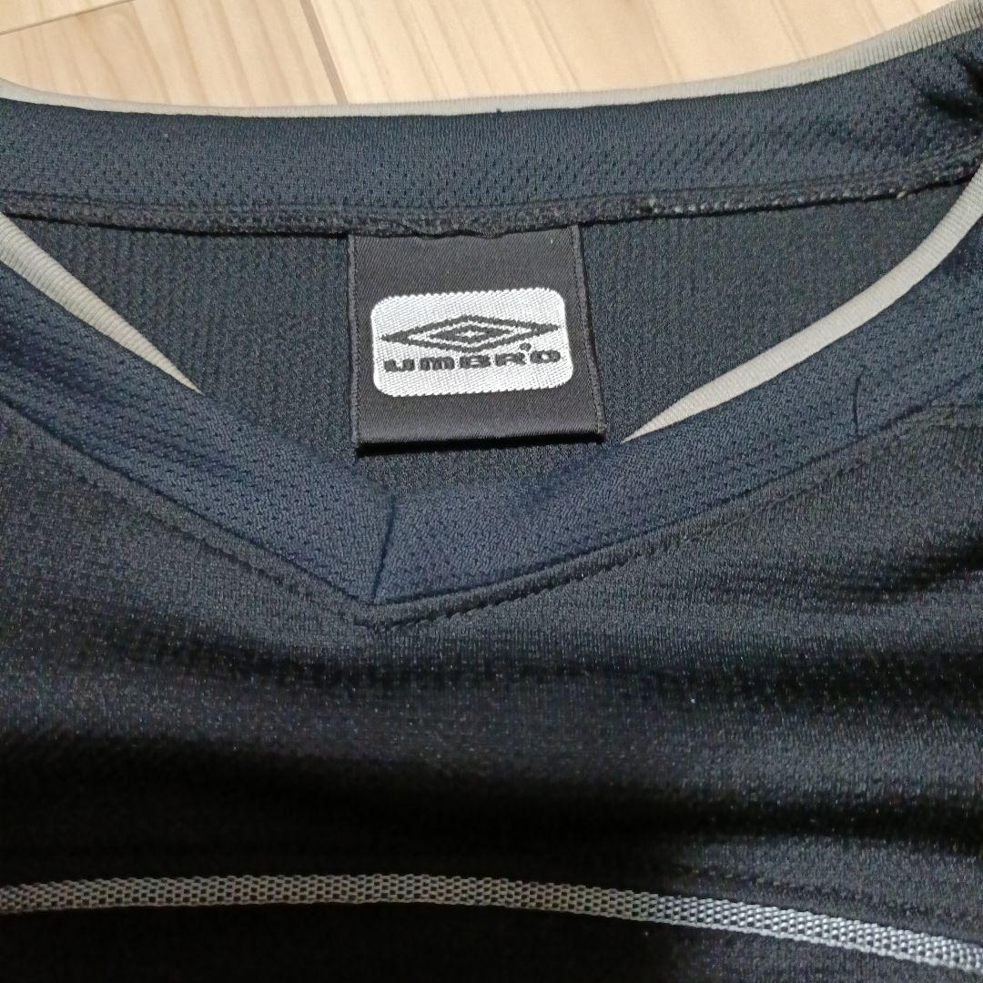 UMBRO アンブロ 90s 00s 両面 ビッグロゴ ゲームシャツ テック系