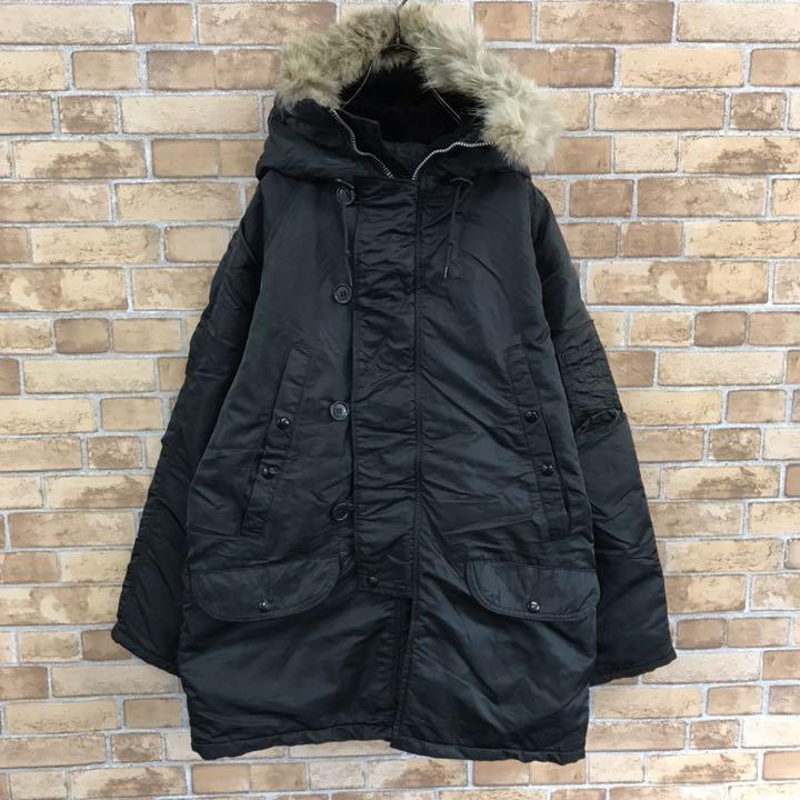 新品再入荷 スピワック 中綿 IDEALジップ 黒 Xvbap-m43654286783 USA製 N-3B フライトジャケット 新作正規品