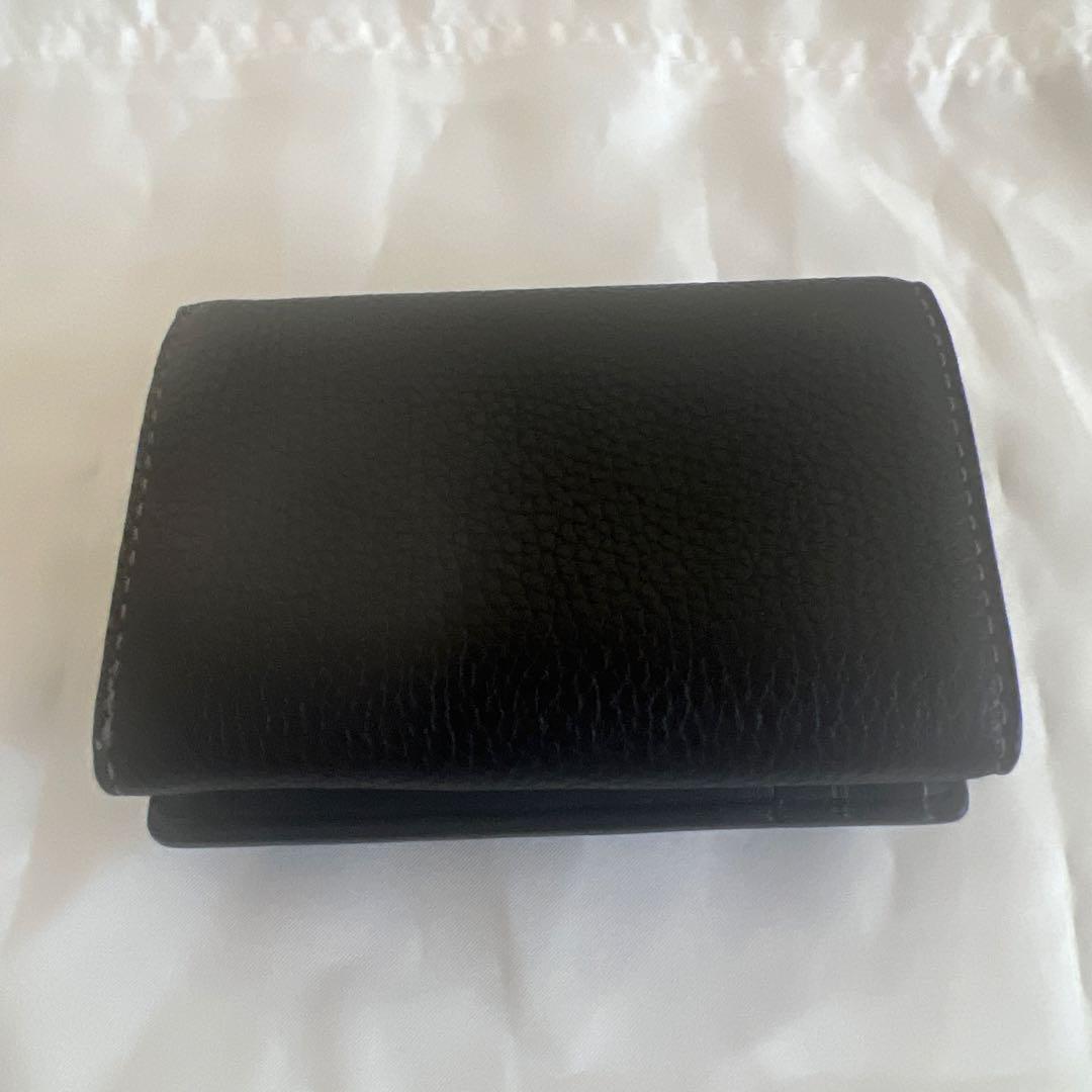 COACH ミニトライ フォールド ウォレット 三つ折り　財布　ブラック