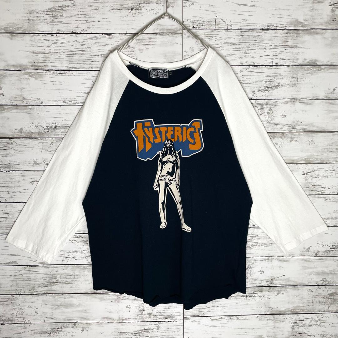 【大人気デザイン】ヒステリックグラマー ヒスガール 七分丈 ラグラン tシャツ