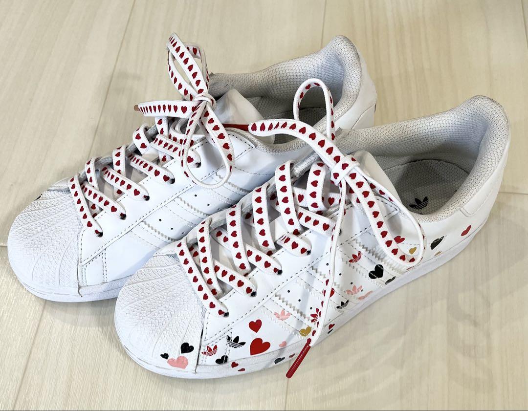 【美品】adidasスーパースターFV328 ハート　ミイヒ　NiziU