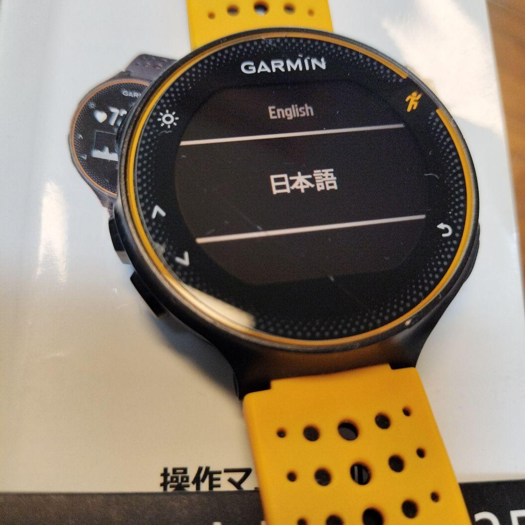 GARMIN235J　画面にと傷ヒビあり