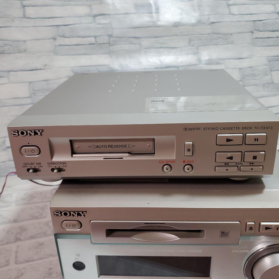 SONYミニコンポ】HCD-MD333 TC-TX373 ジャンク レトロ昭和