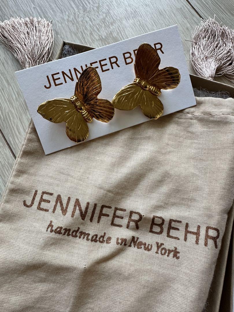 JENNIFER BEHR ゴールド蝶ピアス Pyper Earrings