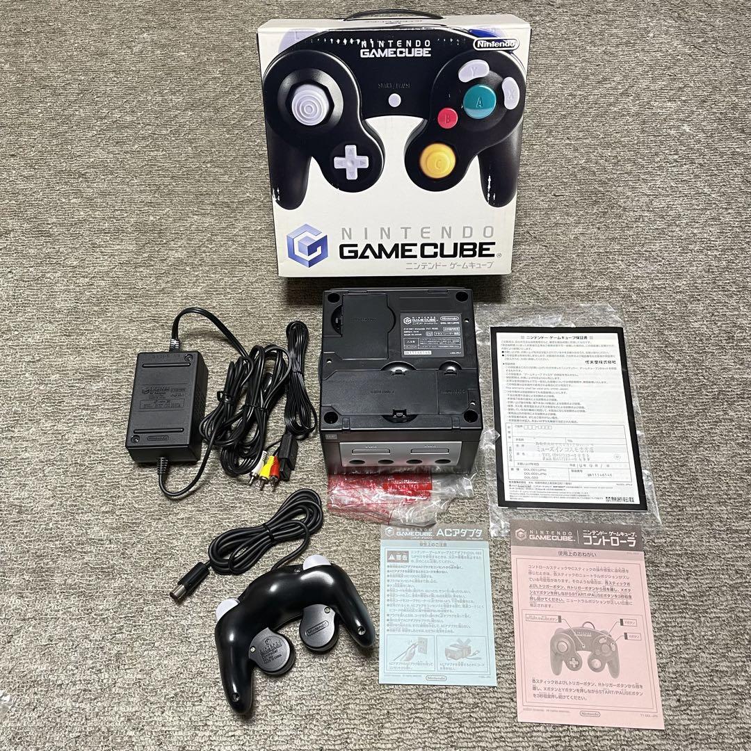 Nintendo ゲームキューブ本体 ブラック 箱付き②