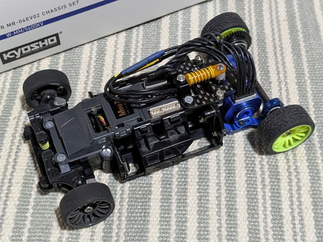 ミニッツ MR04 EVO2 シャーシセット (MM 青モーター仕様)
