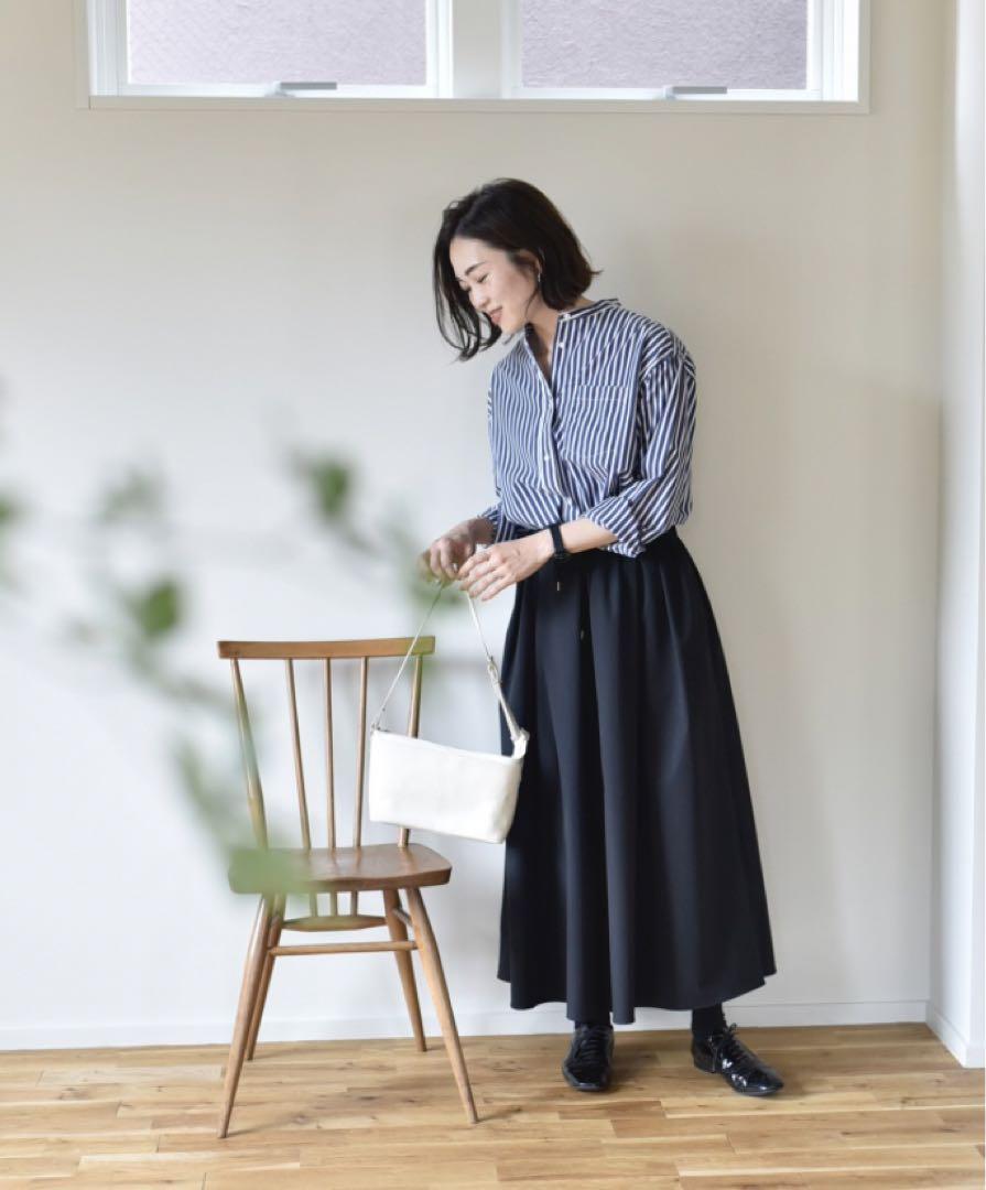 ourhome 新品!シワになりにくいロングスカート
