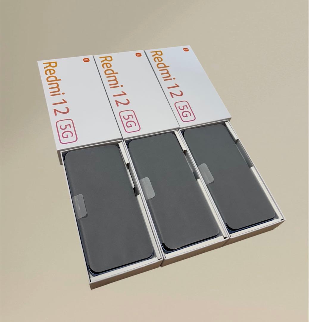 Redmi 12 5G xig03 本体 新品未使用3台