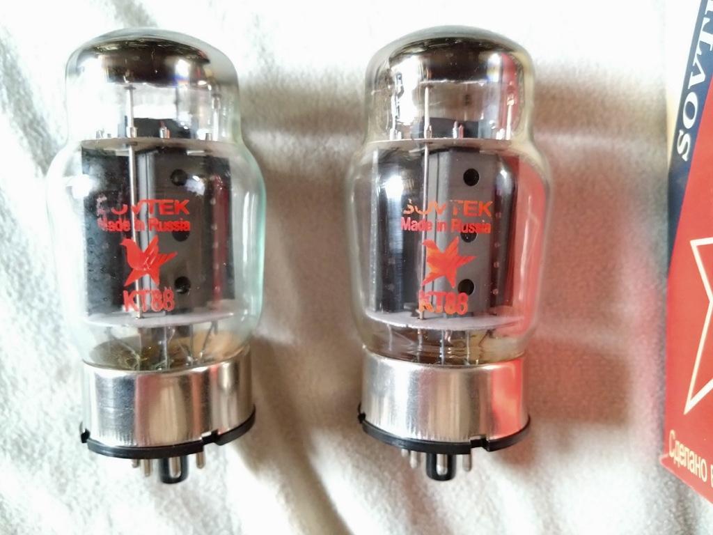 真空管 SOVTEK KT88 マッチドペア 未使用