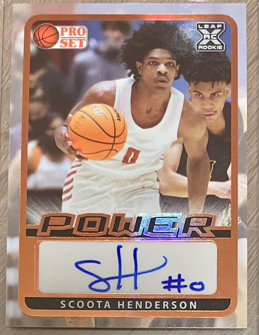 品多く Scoot Henderson Leaf 直筆サイン入りXRC NBA - メルカリ その他