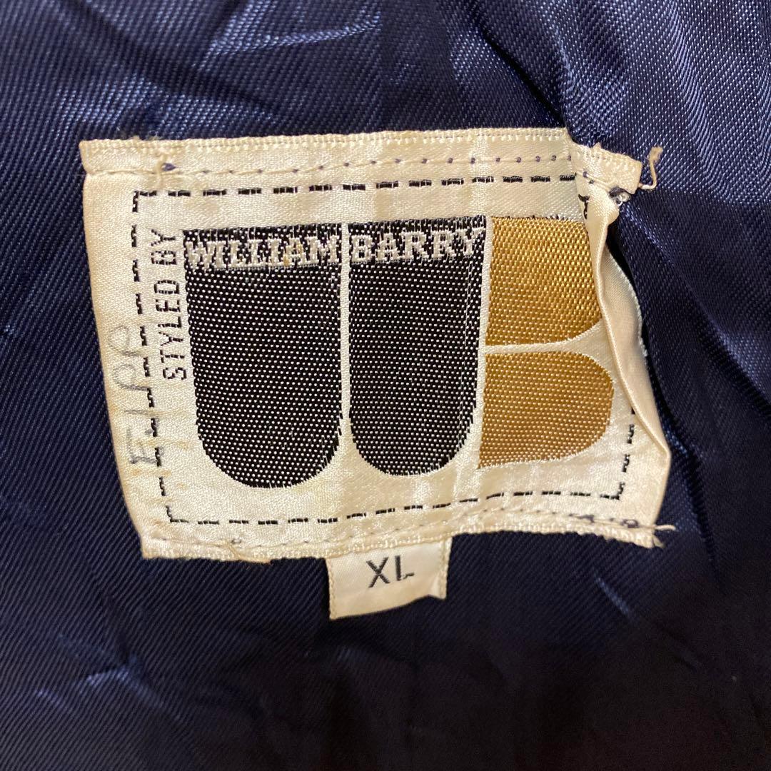 70s WILLIAM BARRY ウイリアムバリー レザージャケット XL美品 70s WILLIAM BARRY ウイリアムバリー レザージャケット XL美品